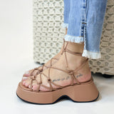 Flatform Pilar - Tan