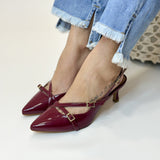 Slingback Samantha - Burgundy