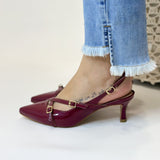 Slingback Samantha - Burgundy