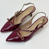 Slingback Samantha - Burgundy